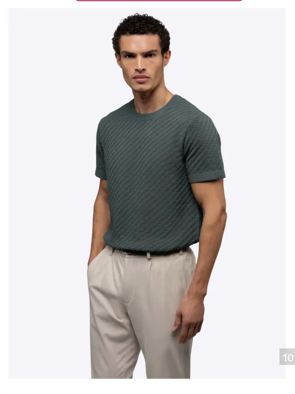 Riviera Textured Tee- Urban Chic